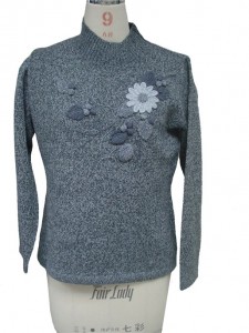 Embroidered Cashmere Sweater Knitwear manufacturers