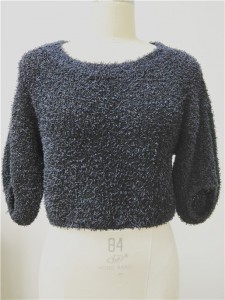 paper yarn knitwear high end fashion sweater